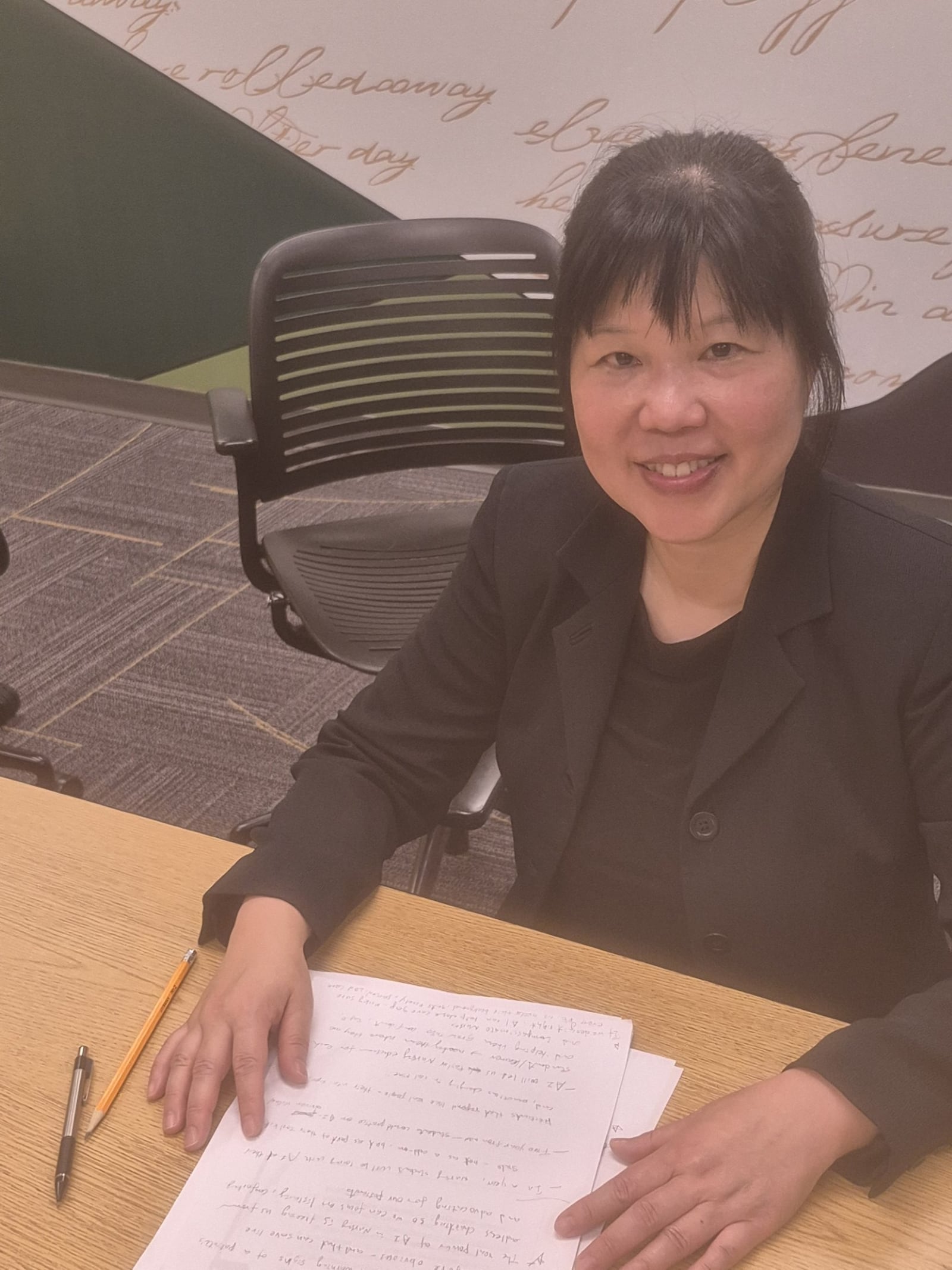 Professor Yi-Hui Lee with the Wright State University nursing program said AI will improve student learning and patient outcomes. MICHAEL KURTZ / STAFF