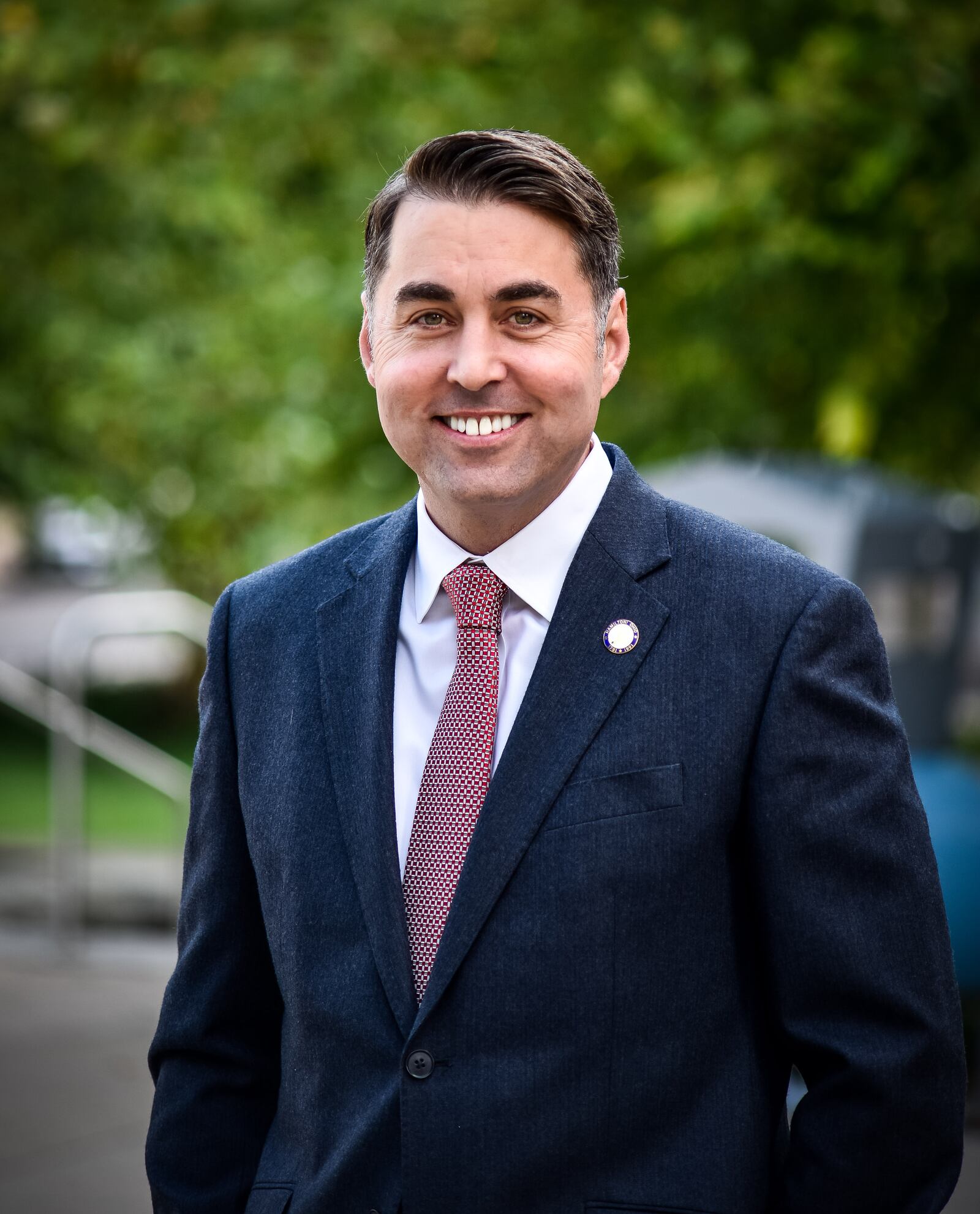 Joshua Smith has been Hamilton city manager for ten years. NICK GRAHAM / STAFF