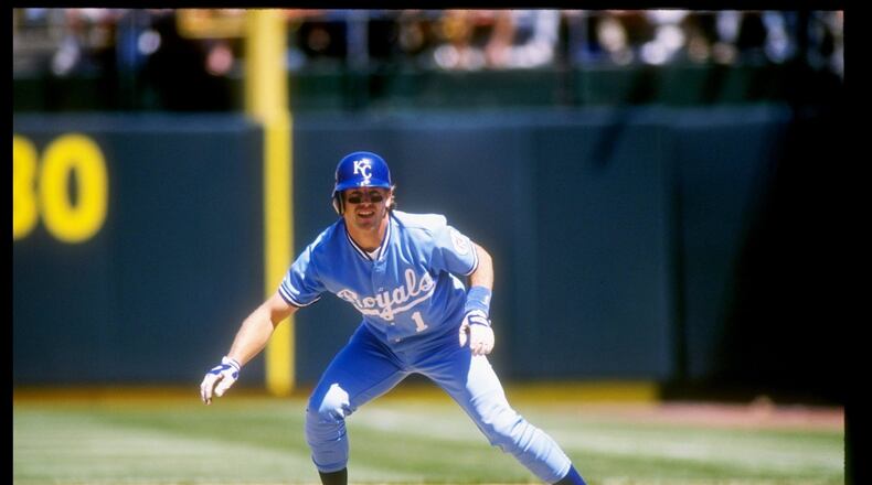 1991: Kurt Stillwell of the Kansas City Royals in action during a game against the Oakland Athletics at Oakland Alameda County Coliseum in Oakland, California. Mandatory Credit: Otto Greule /Allsport