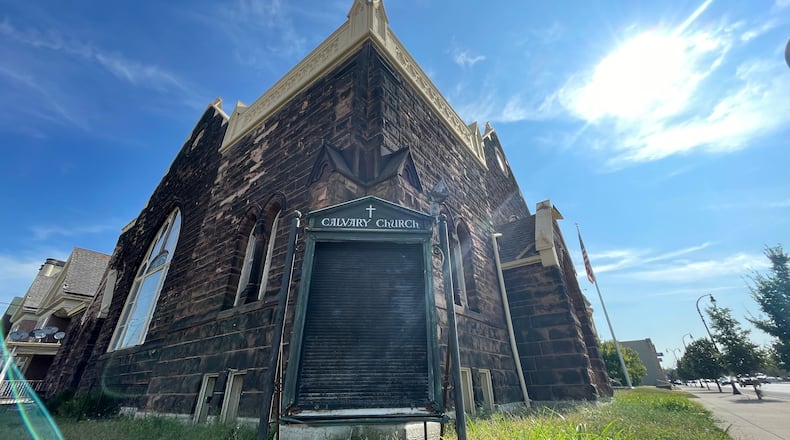 The former Calvary Church at 700 High St. in Hamilton will become a gaming business that will feature comics, graphic novels, books, and a variety of games. Owner James Botner plans to open Cosmic Horror Gaming Lounge in early 2024. MICHAEL D. PITMAN/STAFF