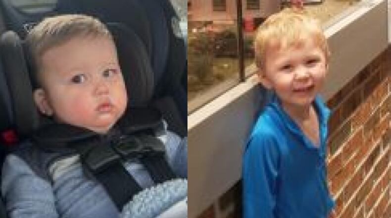 Kale Clark, 1, and Iszak Shamblin, 3 were abducted by an unknown person at 5:17 p.m. Thursday when the unlocked vehicle they were in was taken from a gas station in Zanesville.