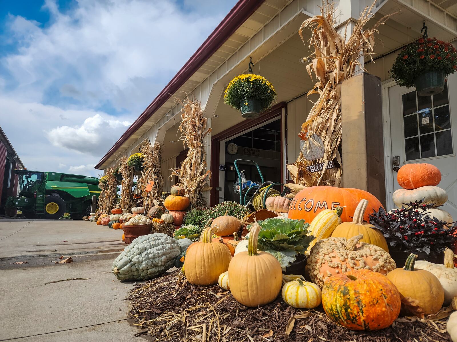 Garver Family Farm will have their Harvest Fest on Saturday and is expanding with addition of the new building opening at the beginning of 2024 that will have a bakery, bistro, wine bar and more. NICK GRAHAM/STAFF