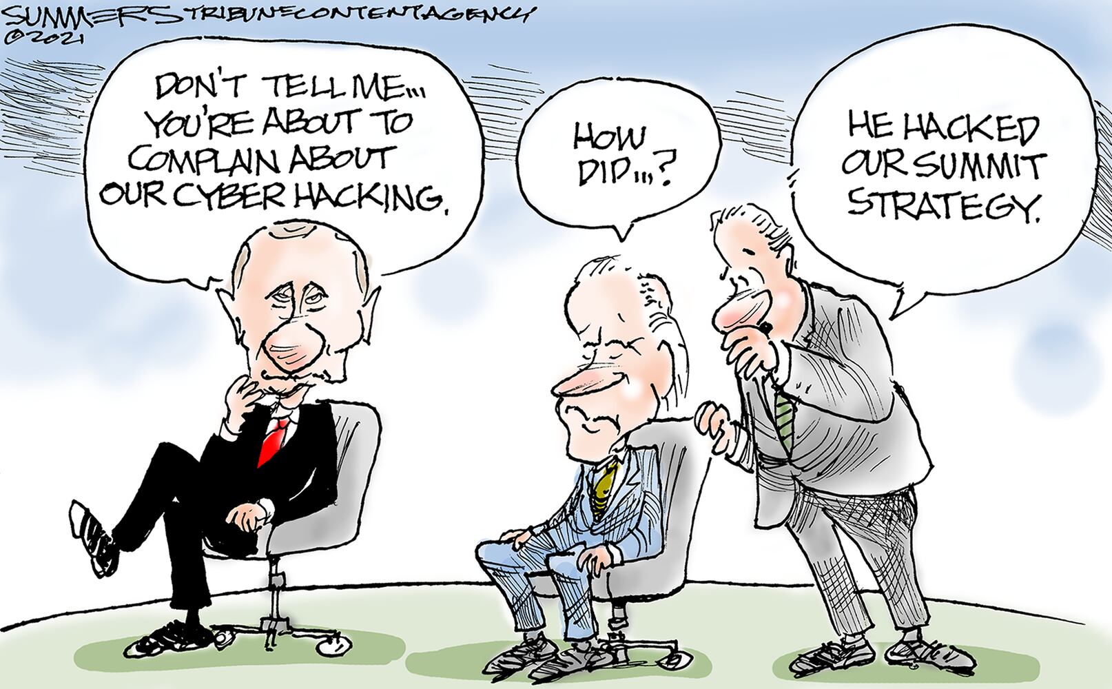 Week in cartoons: Biden and Putin, Juneteenth and more