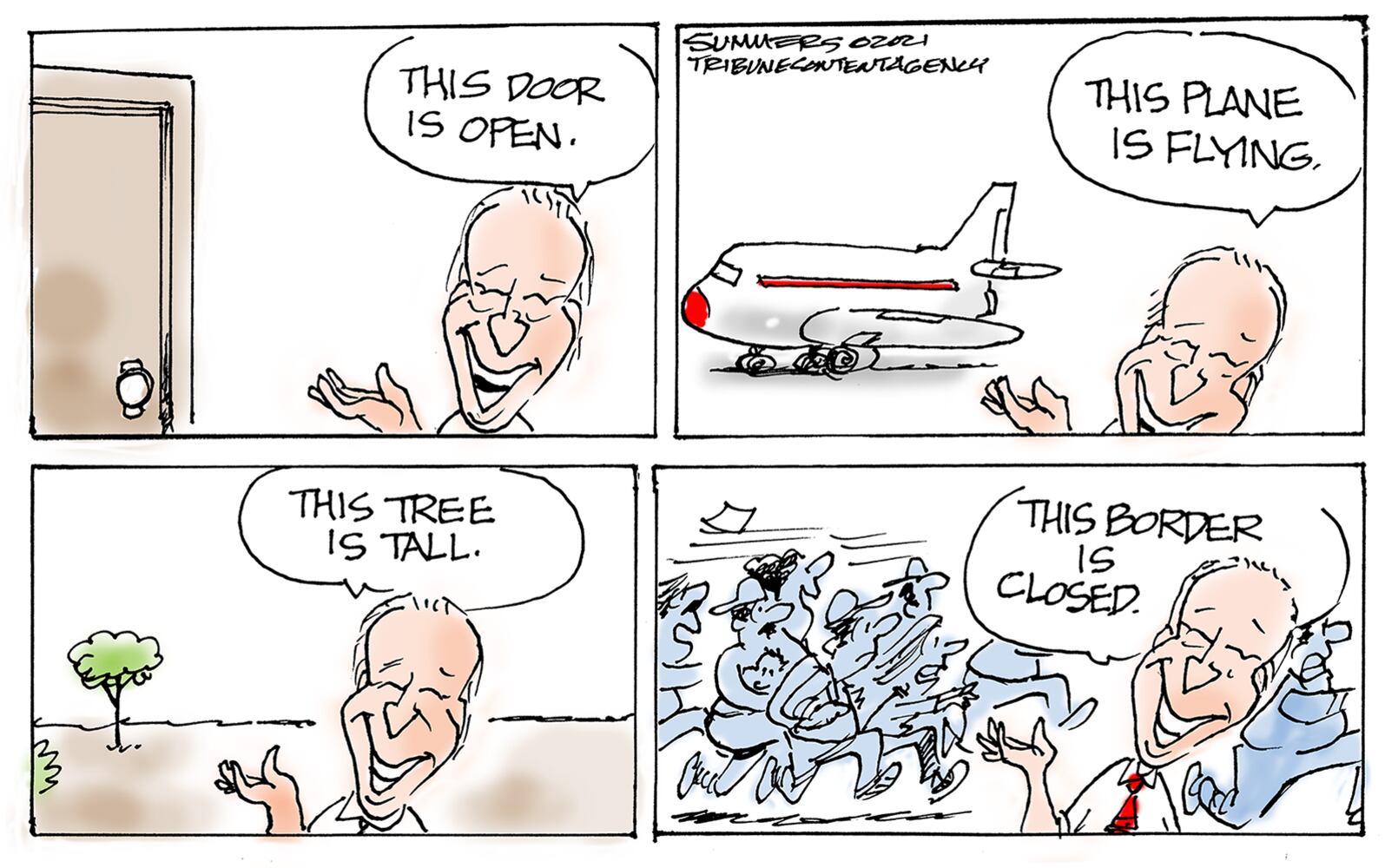 Week in cartoons: Masks off, Middle East violence and more