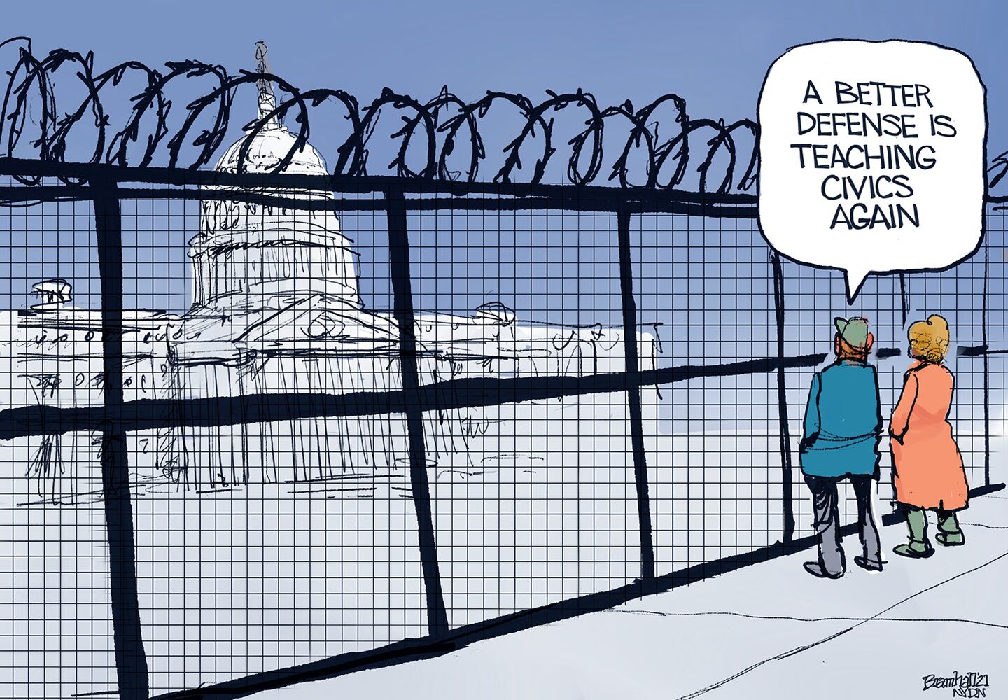 Week in cartoons: Frigid Texas, Rush Limbaugh and more