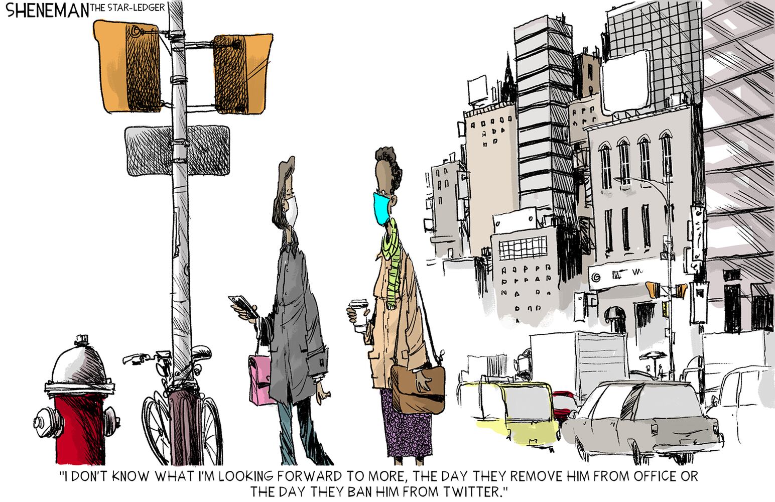 Week in cartoons: Democracy, Alex Trebek and more