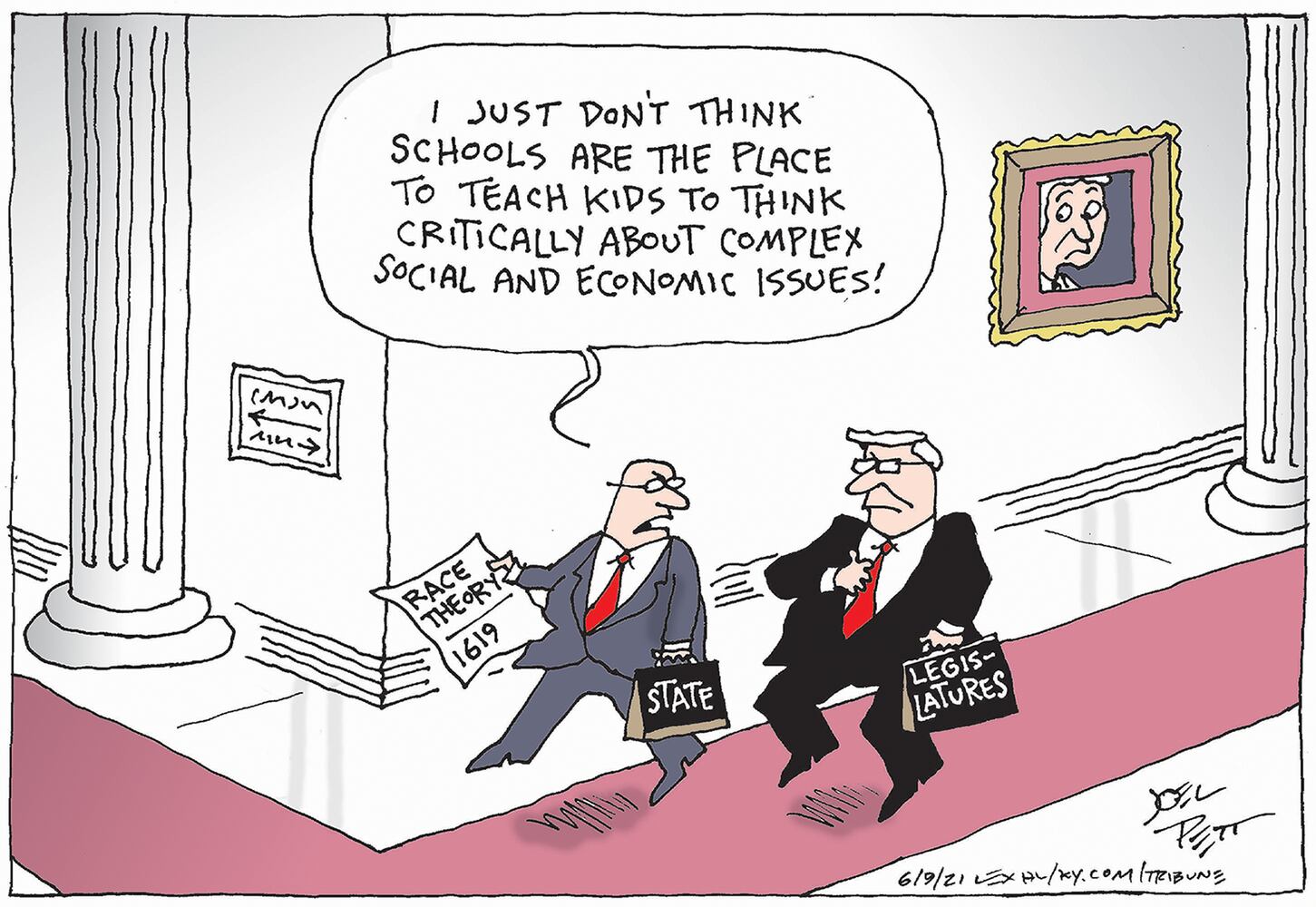 Week in cartoons: Joe Manchin, billionaire tax loopholes and more