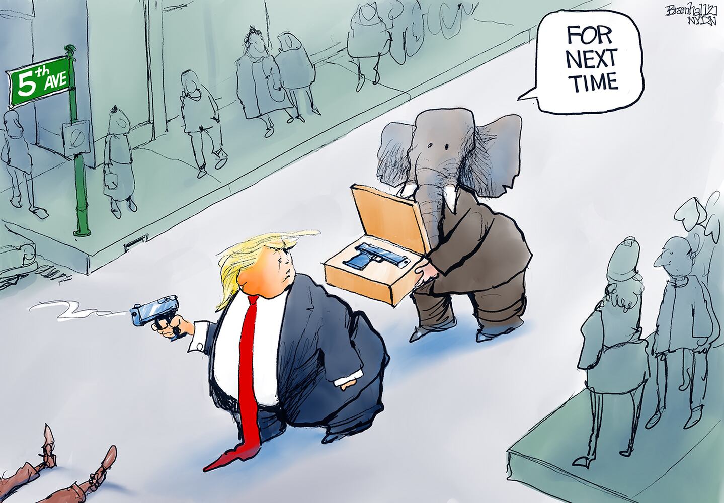 Week in cartoons: Frigid Texas, Rush Limbaugh and more