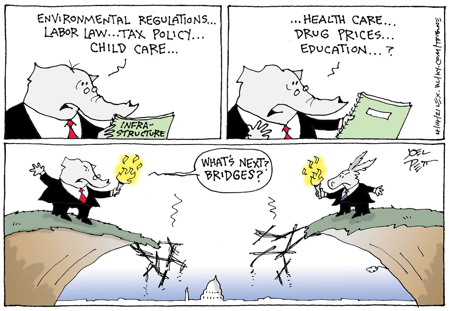 Week in cartoons: Mass shootings, Afghanistan exit and more