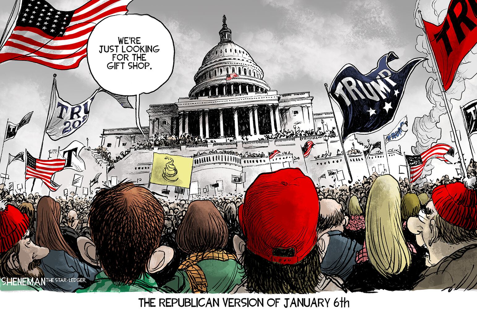 Week in cartoons: Masks off, Middle East violence and more