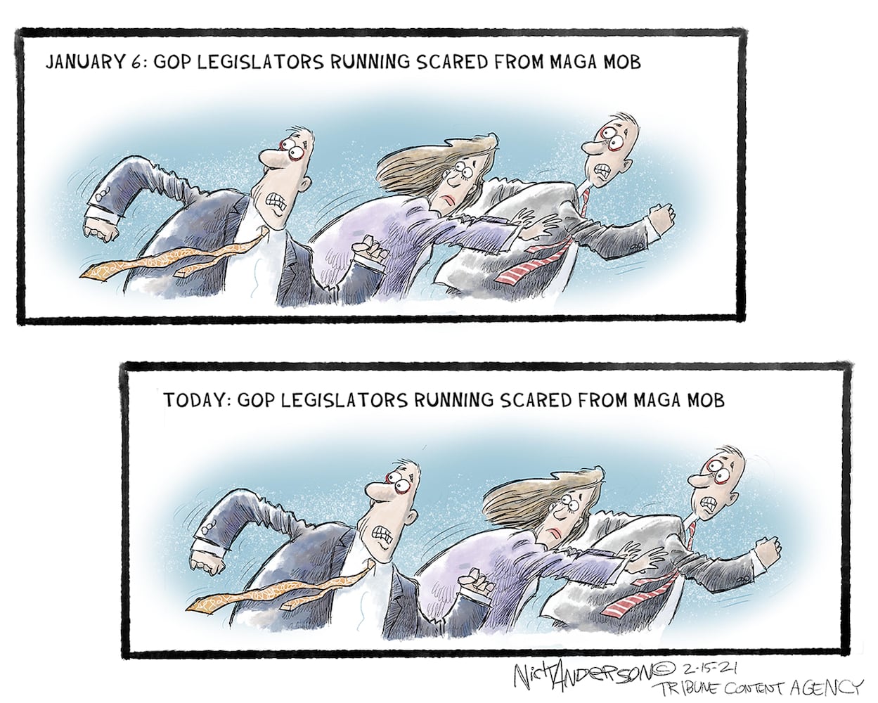 Week in cartoons: Frigid Texas, Rush Limbaugh and more