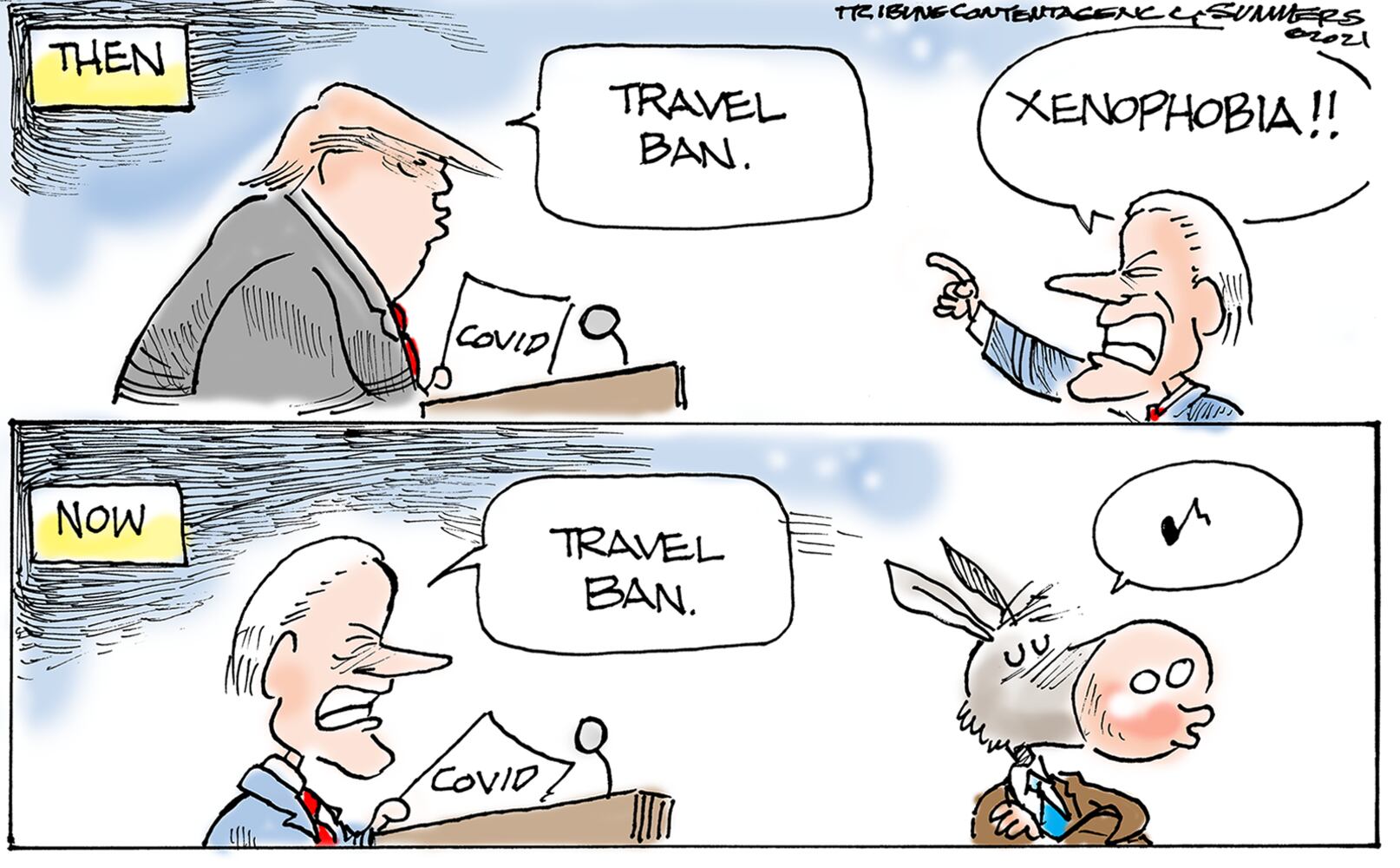 Week in cartoons: Executive orders, unity and more