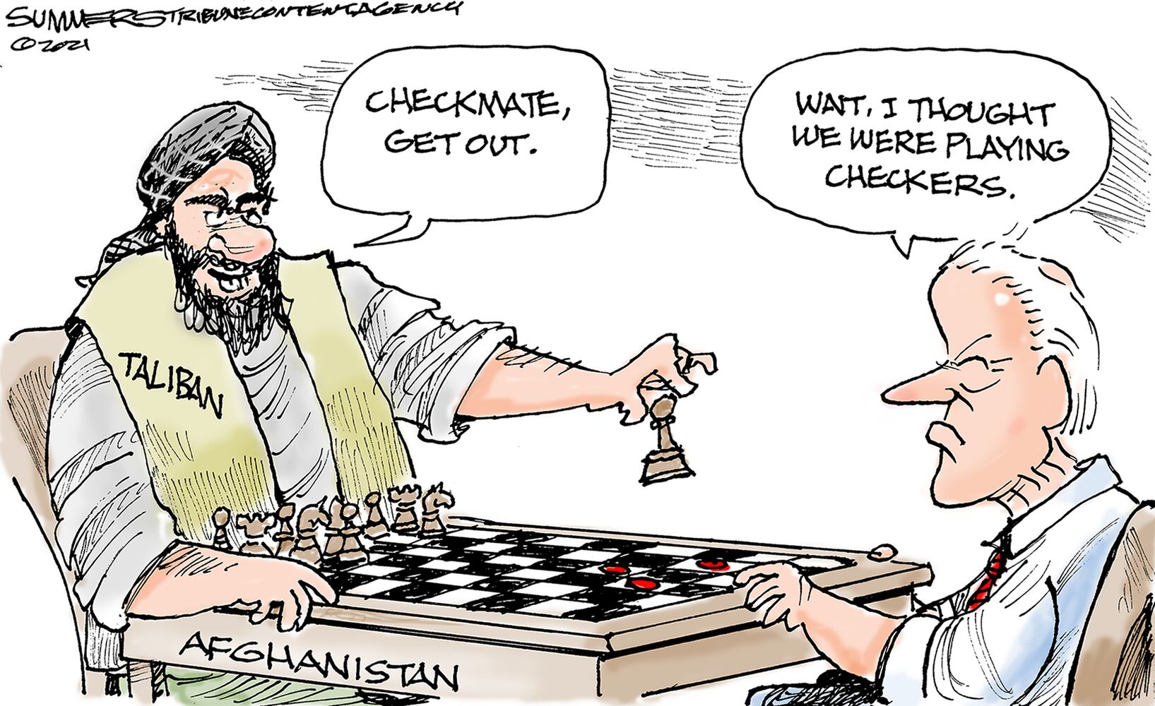 Week in cartoons: Afghanistan, livestock dewormer and more