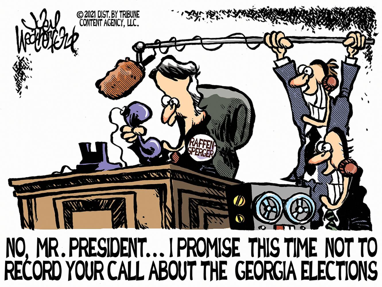 Week in cartoons: Georgia election, Capitol riots and more