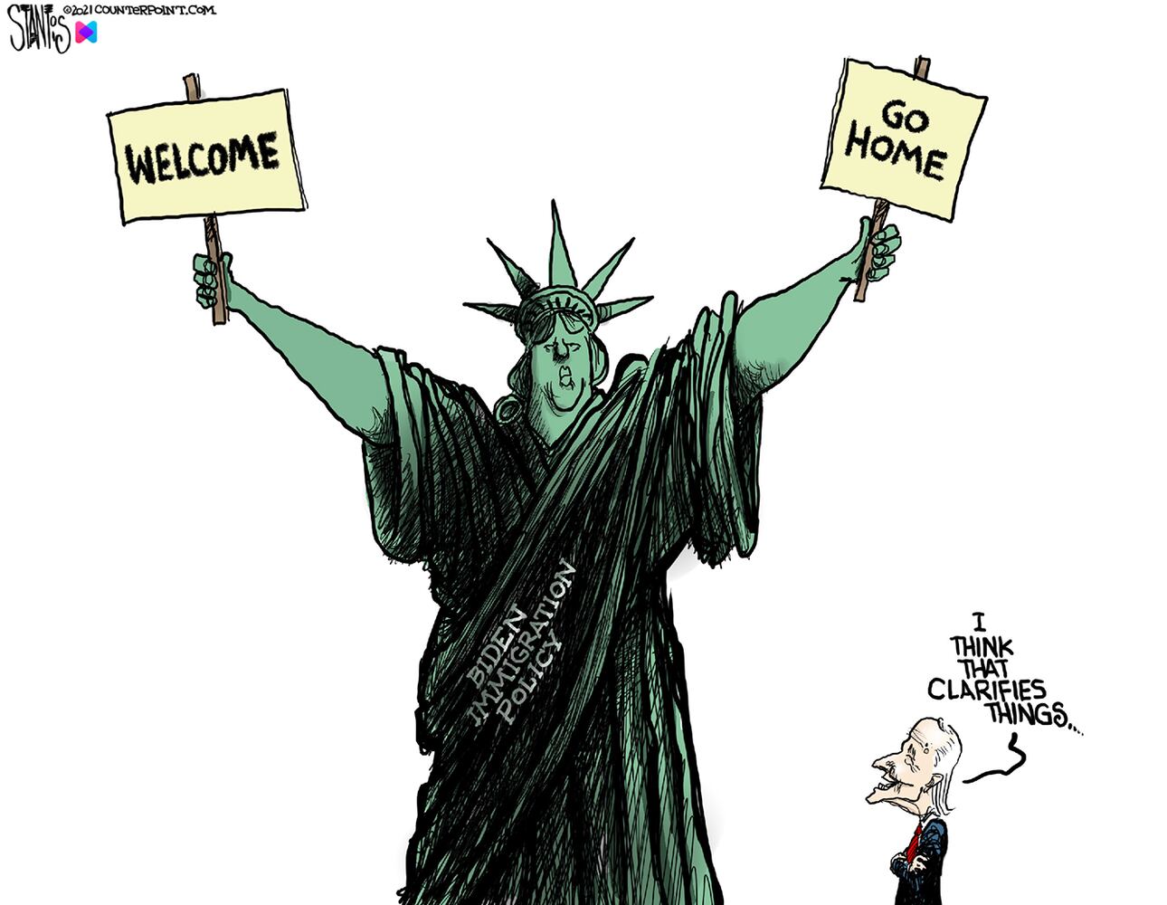 Week in cartoons: Immigration, booster shots and more