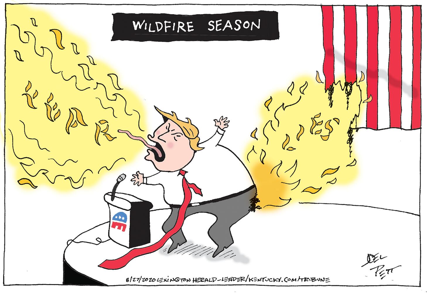 Week in cartoons: Republican National Convention, Jacob Blake and more