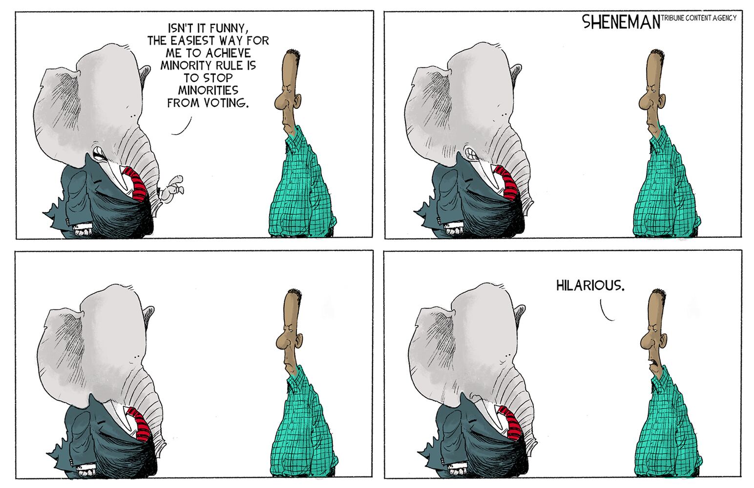 Week in cartoons: Immigration, voter suppression and more