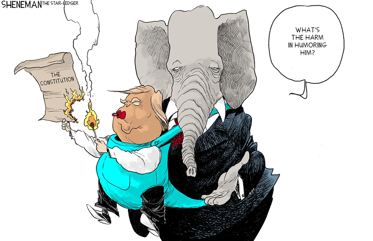 Week in cartoons: Democracy, Alex Trebek and more