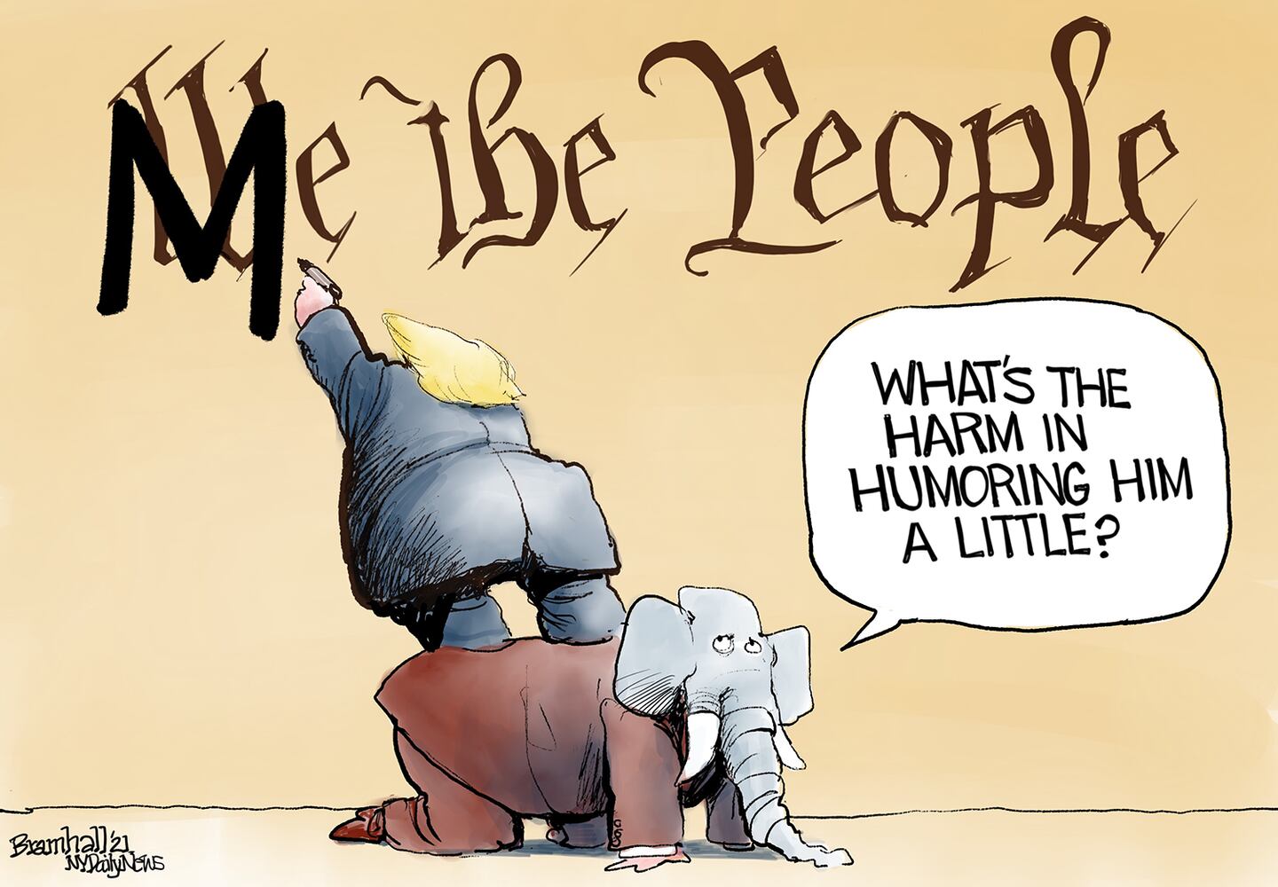 Week in cartoons: Georgia election, Capitol riots and more
