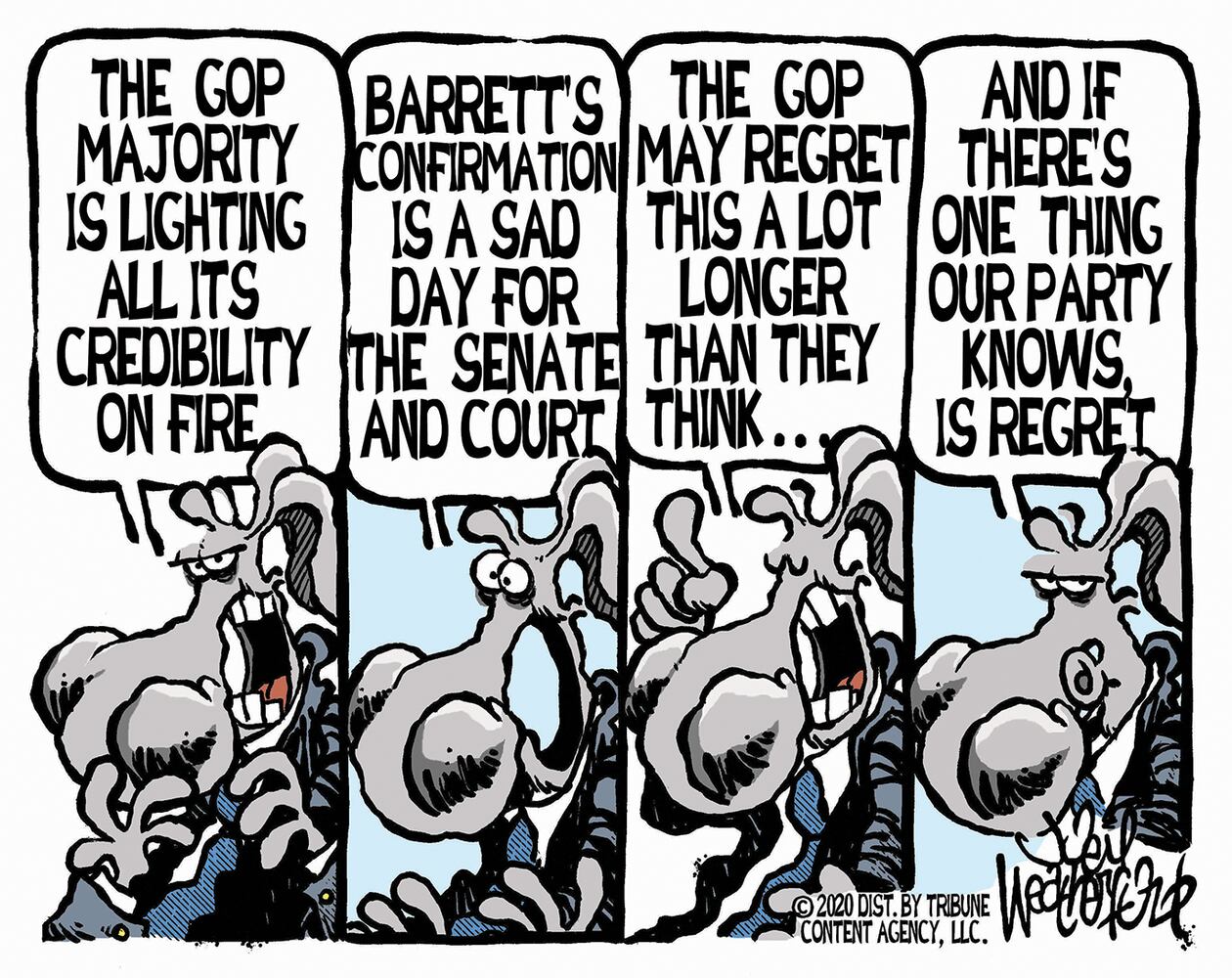 Week in cartoons: Amy Coney Barrett, the election and more