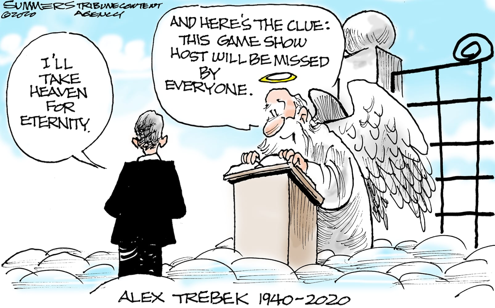 Week in cartoons: Democracy, Alex Trebek and more