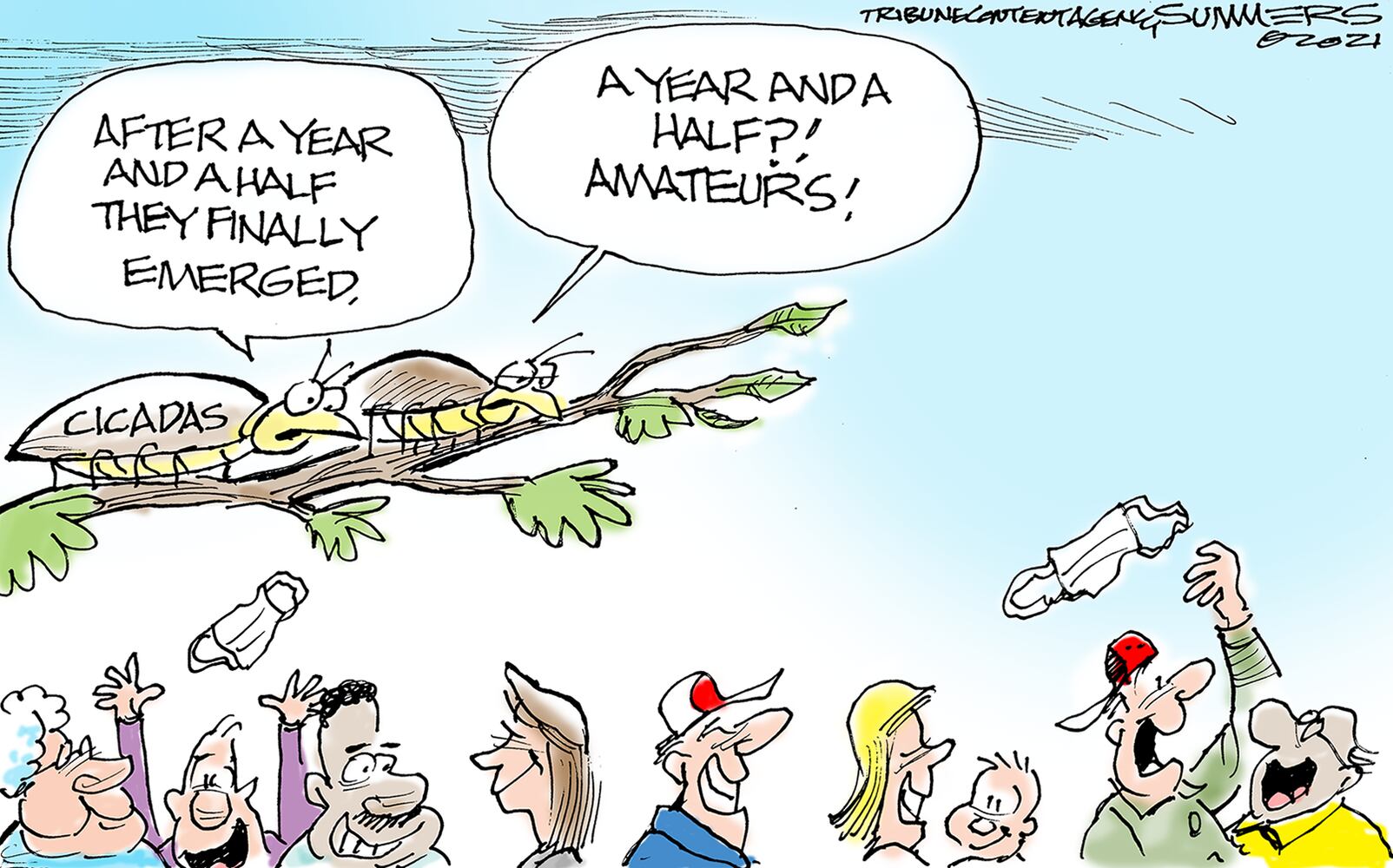 Week in cartoons: Masks off, Middle East violence and more