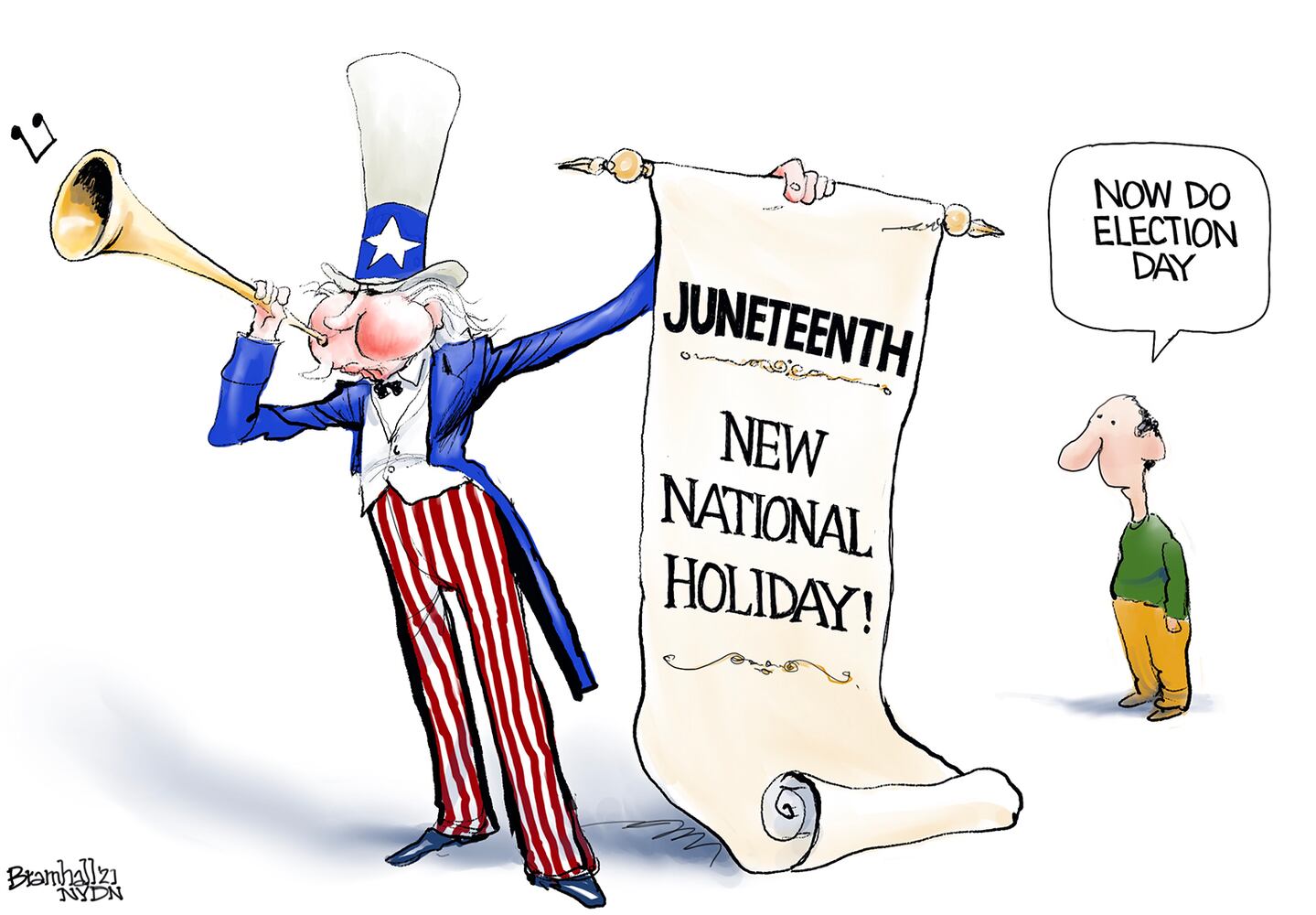 Week in cartoons: Biden and Putin, Juneteenth and more