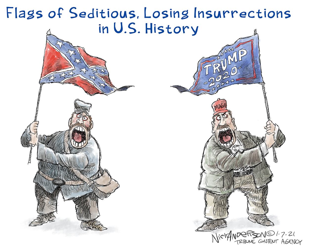 Week in cartoons: Georgia election, Capitol riots and more
