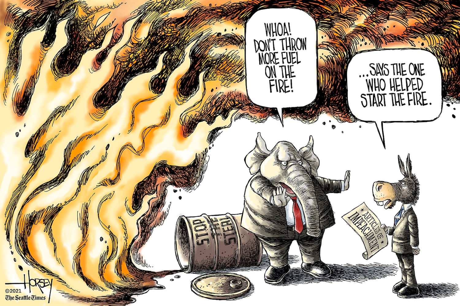 Week in cartoons: Executive orders, unity and more