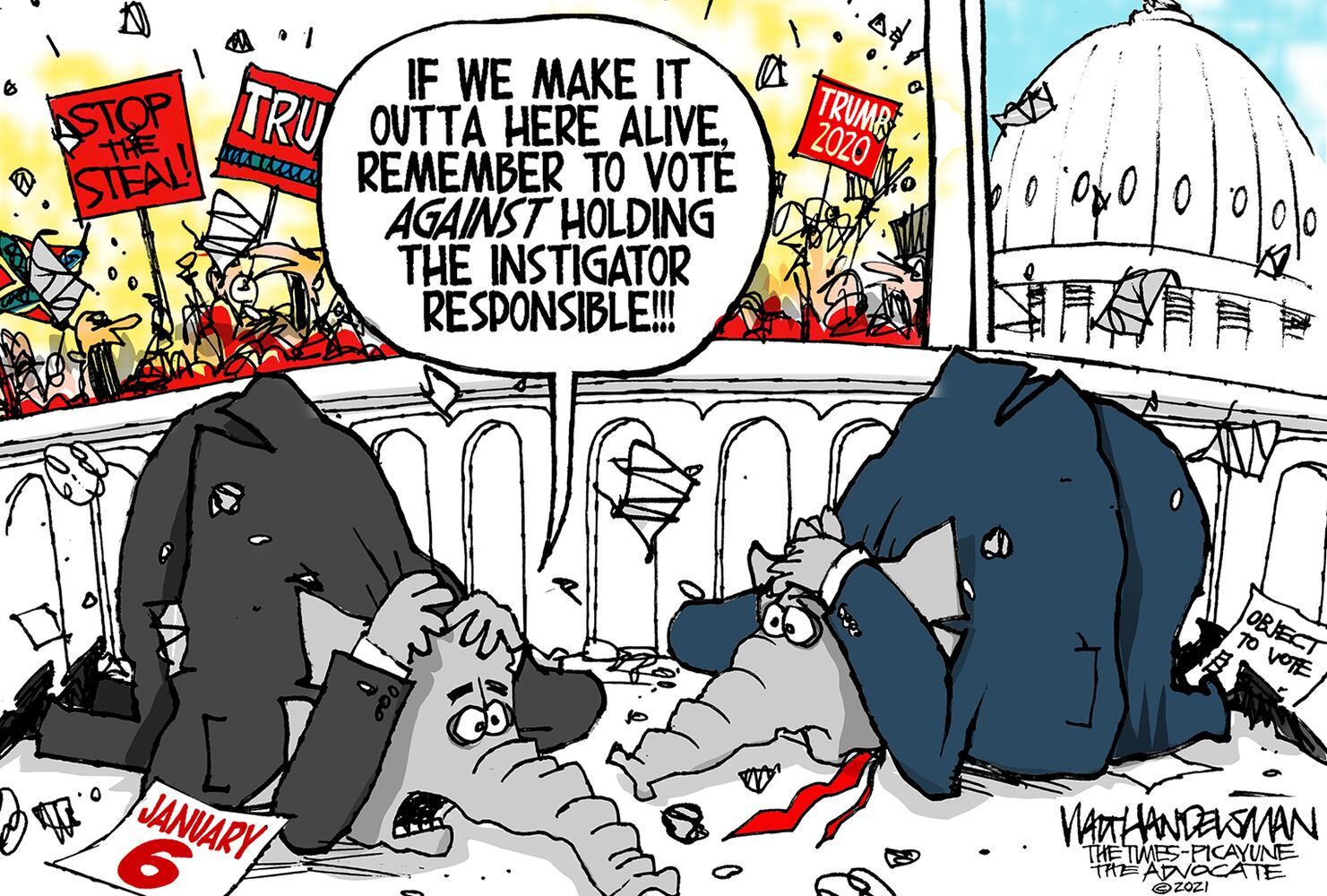 Week in cartoons: Executive orders, unity and more
