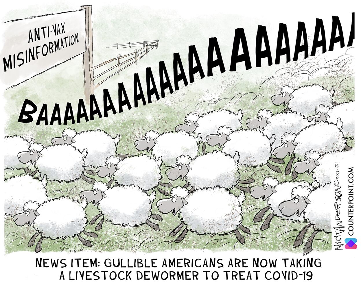 Week in cartoons: Afghanistan, livestock dewormer and more
