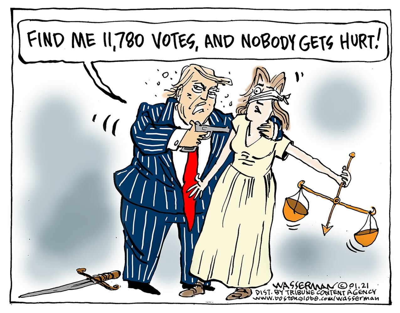 Week in cartoons: Georgia election, Capitol riots and more