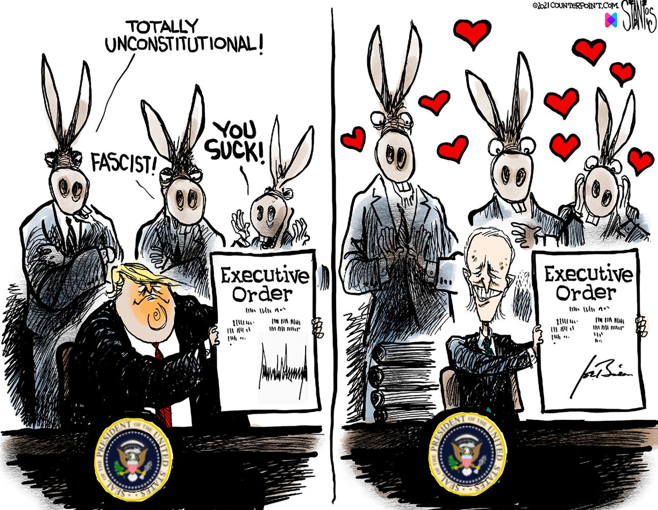 Week in cartoons: Executive orders, unity and more