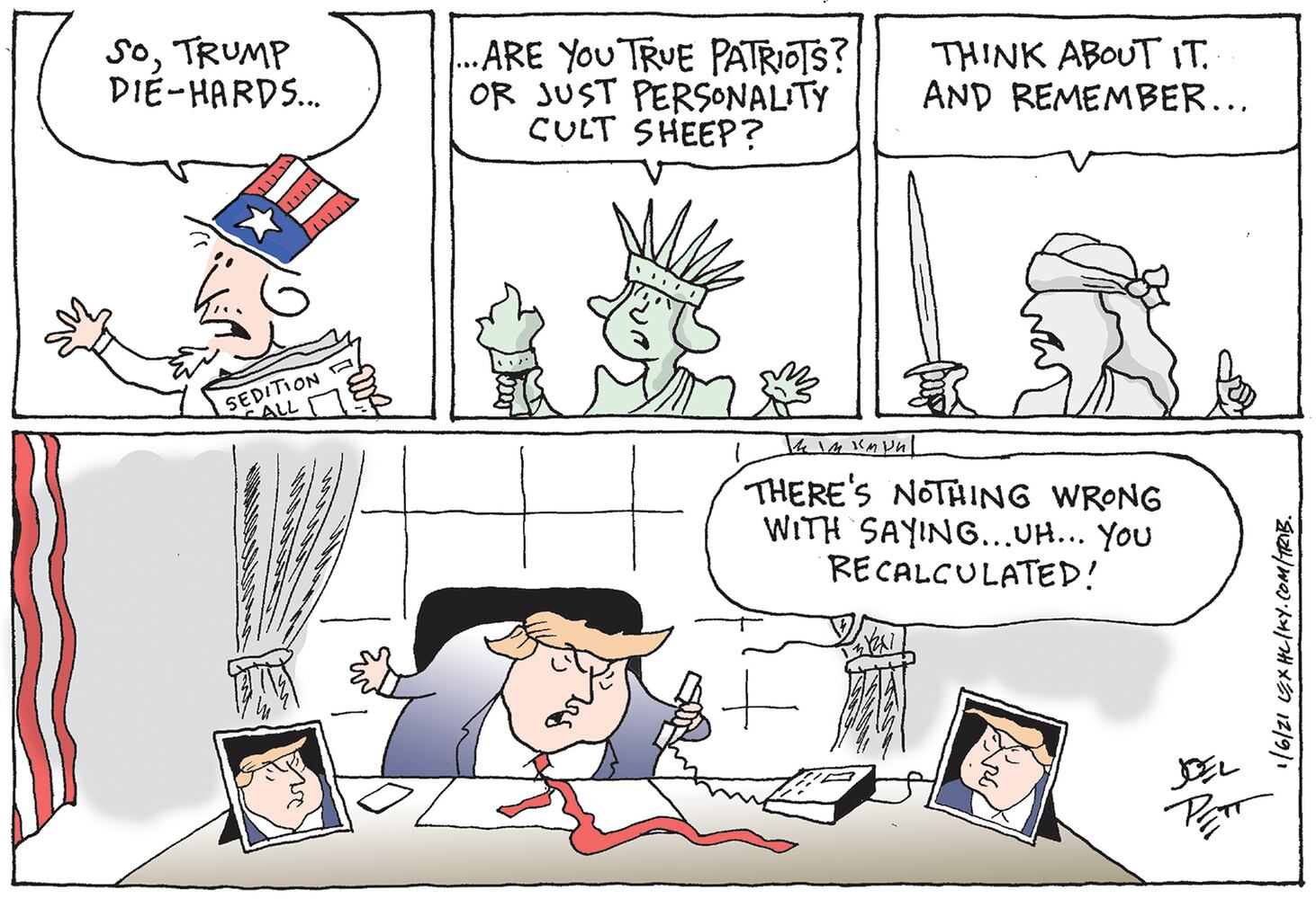Week in cartoons: Georgia election, Capitol riots and more