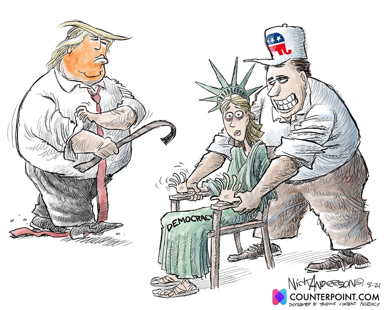 Week in cartoons: Georgia election, Capitol riots and more