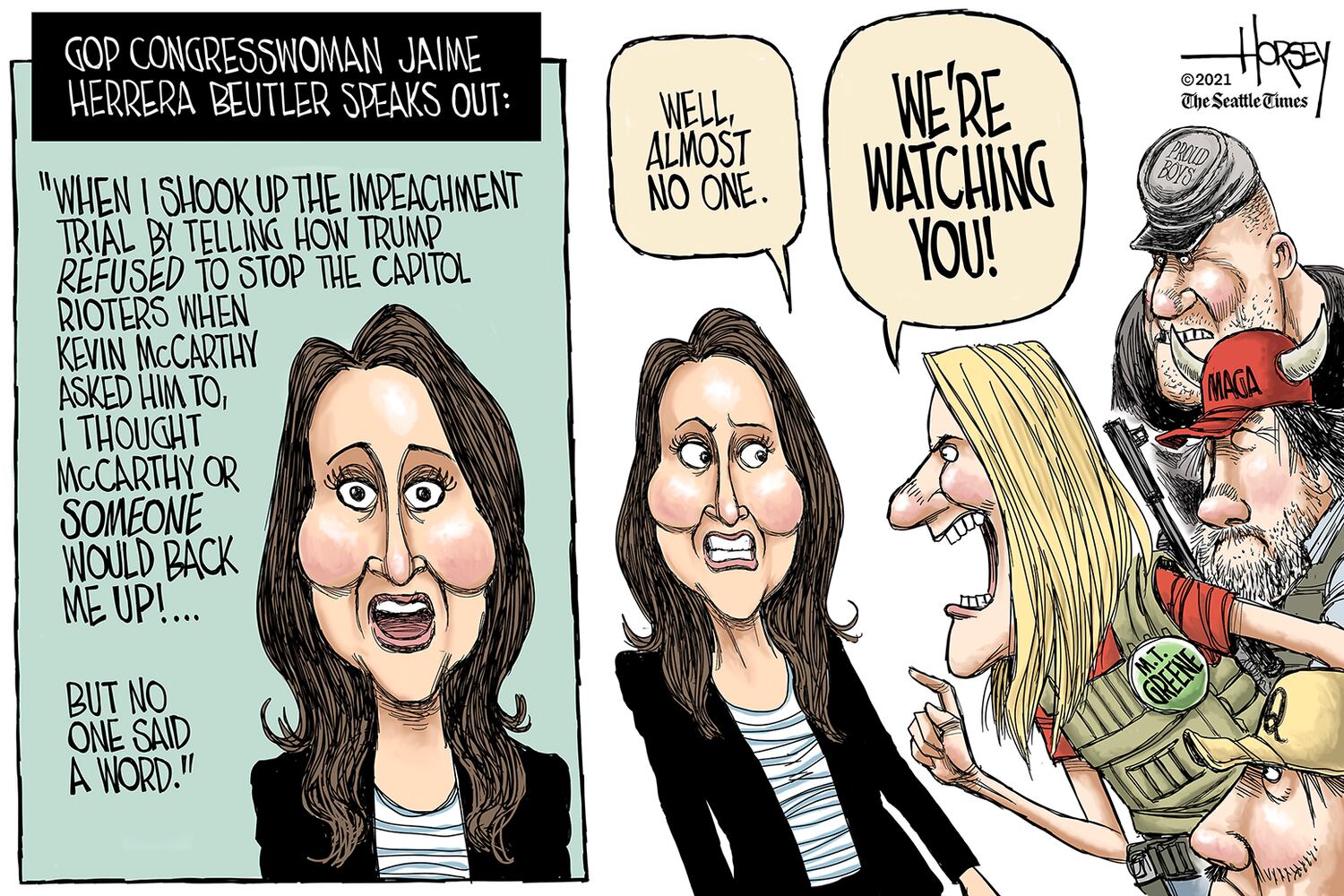 Week in cartoons: Frigid Texas, Rush Limbaugh and more