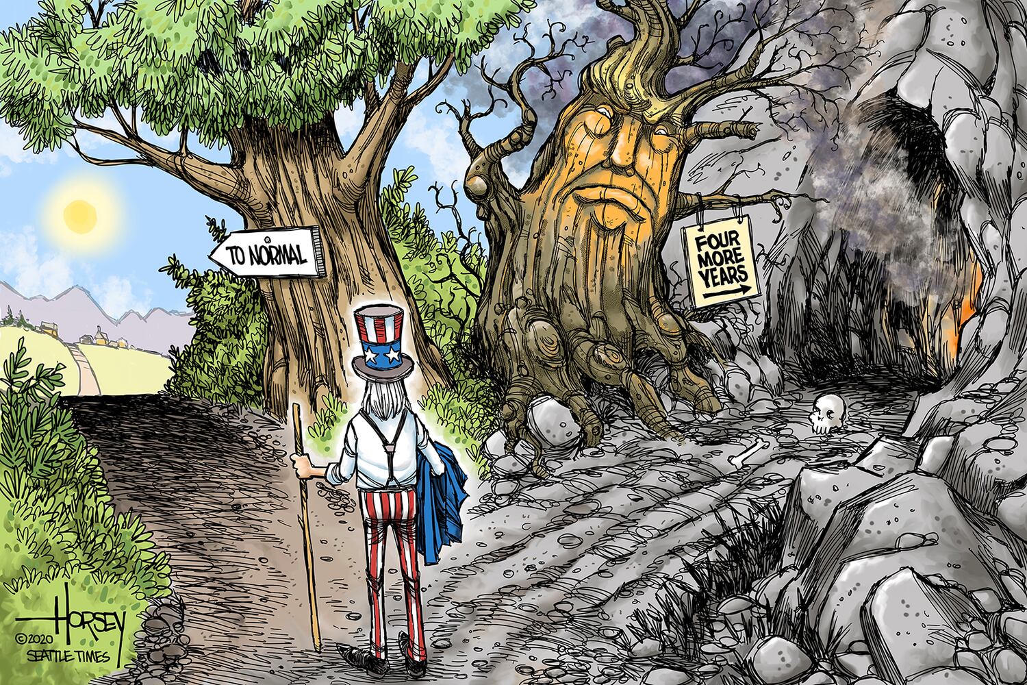 Week in cartoons: Amy Coney Barrett, the election and more