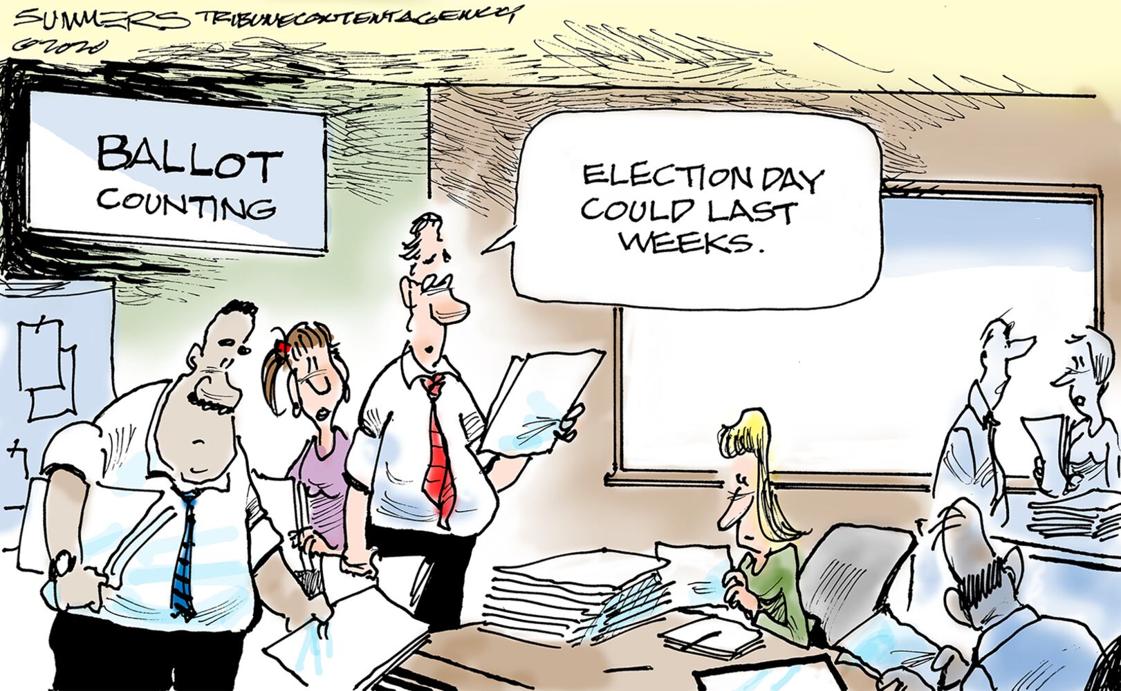 Week in cartoons: Election results and more
