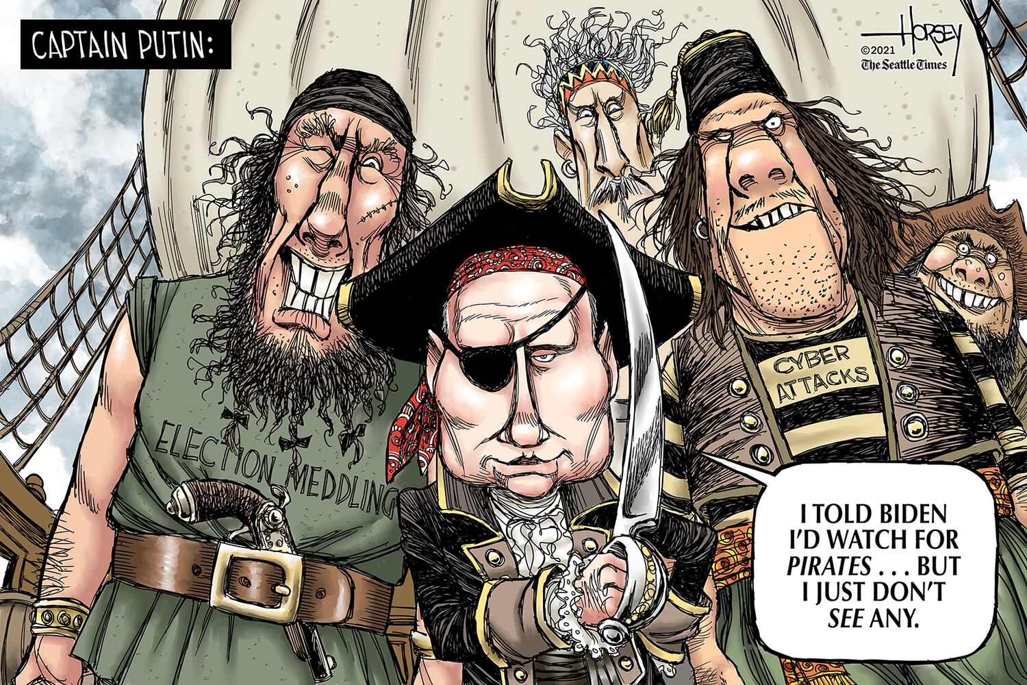 Week in cartoons: Biden and Putin, Juneteenth and more
