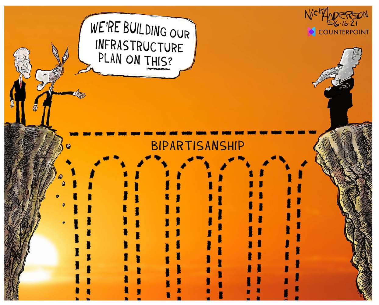 Week in cartoons: Biden and Putin, Juneteenth and more