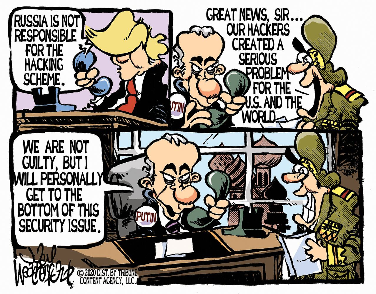 Week in cartoons: Good riddance to 2020 and more