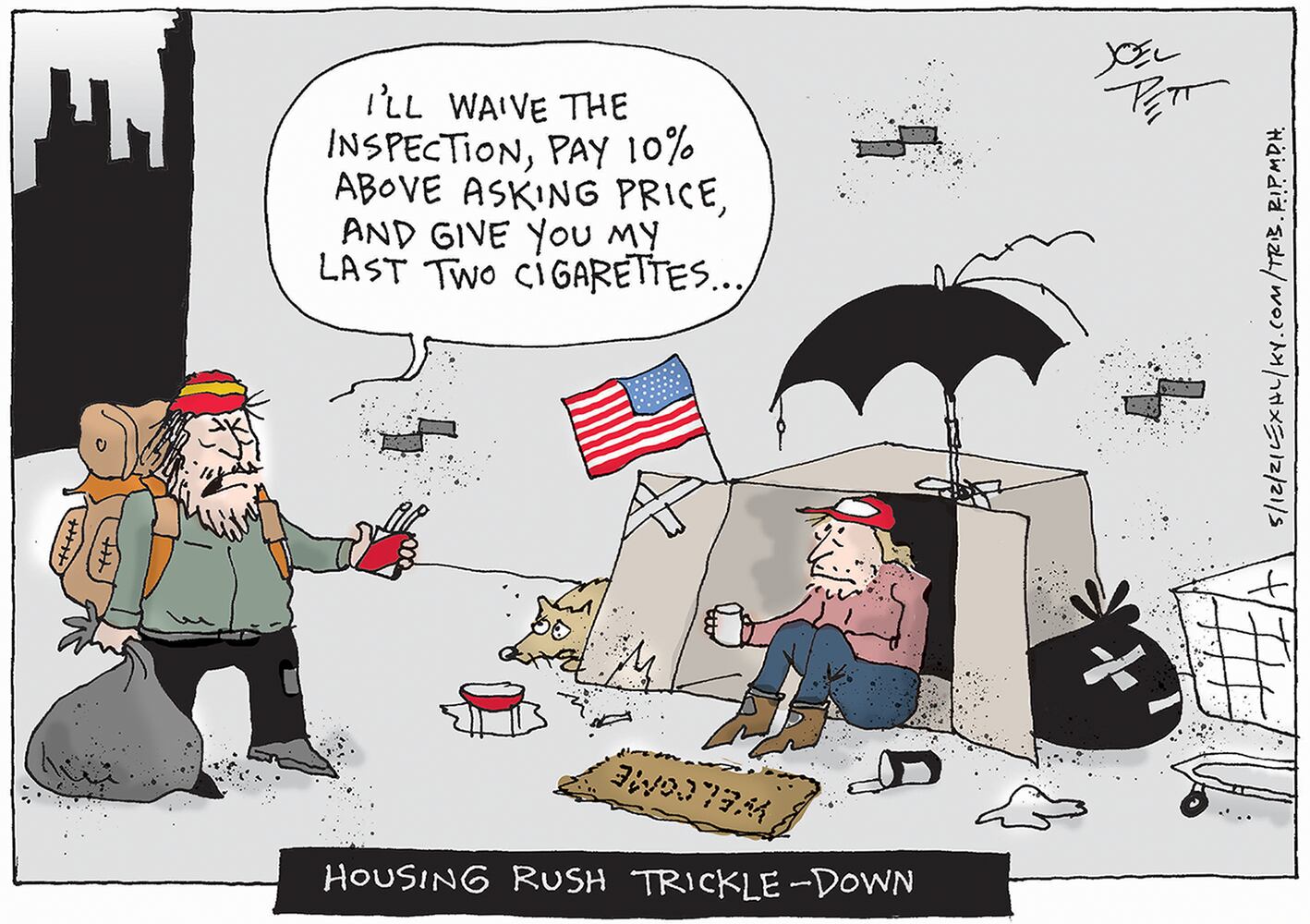 Week in cartoons: Facebook ban, pipeline ransom and more