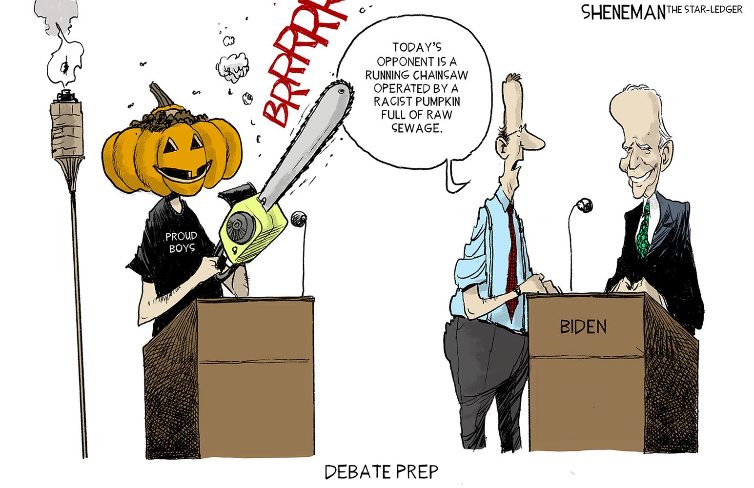 Week in cartoons: Trump's taxes, the presidential debate and more