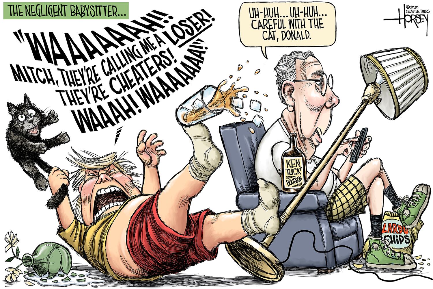 Week in cartoons: Democracy, Alex Trebek and more