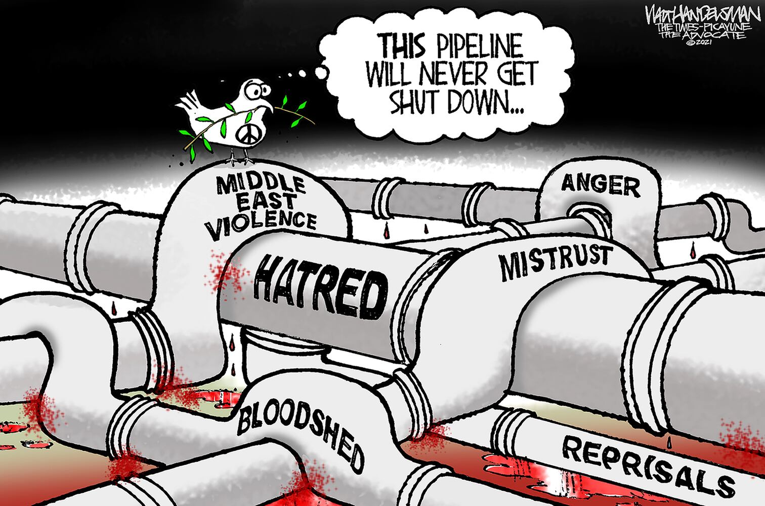 Week in cartoons: Masks off, Middle East violence and more