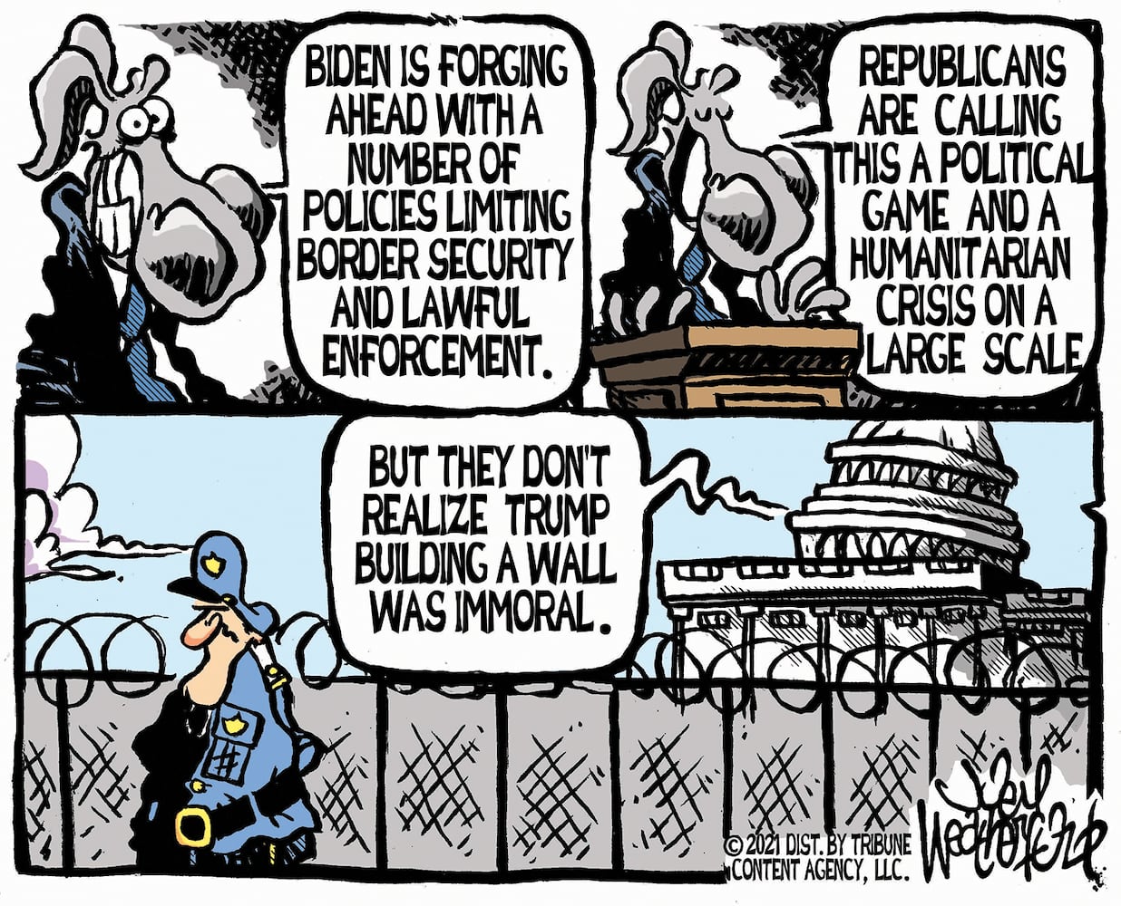 Week in cartoons: Frigid Texas, Rush Limbaugh and more