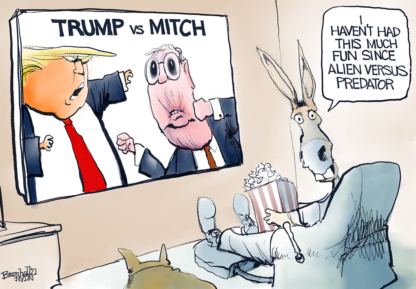 Week in cartoons: Frigid Texas, Rush Limbaugh and more