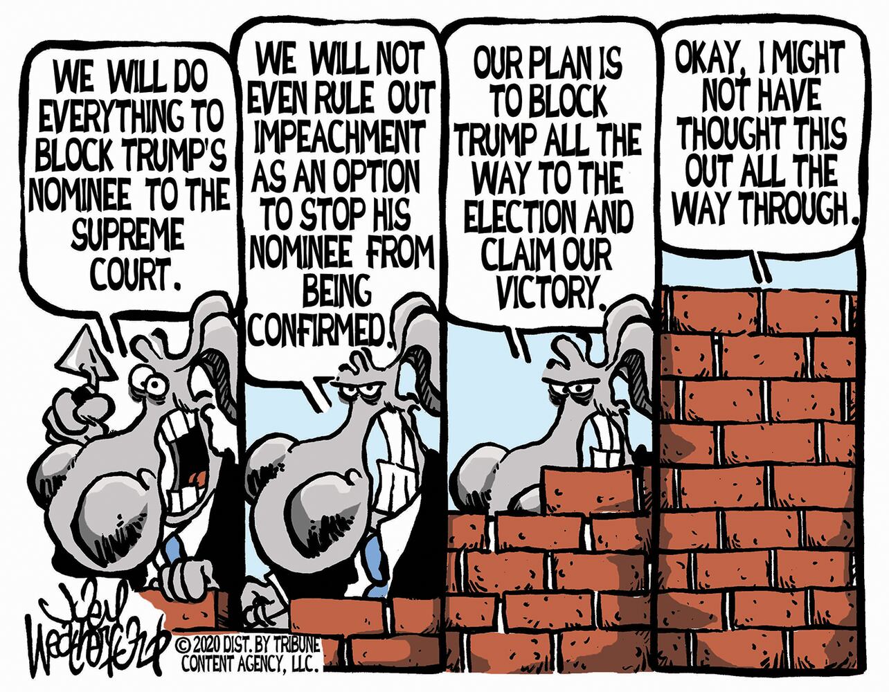 Week in cartoons: Trump's taxes, the presidential debate and more