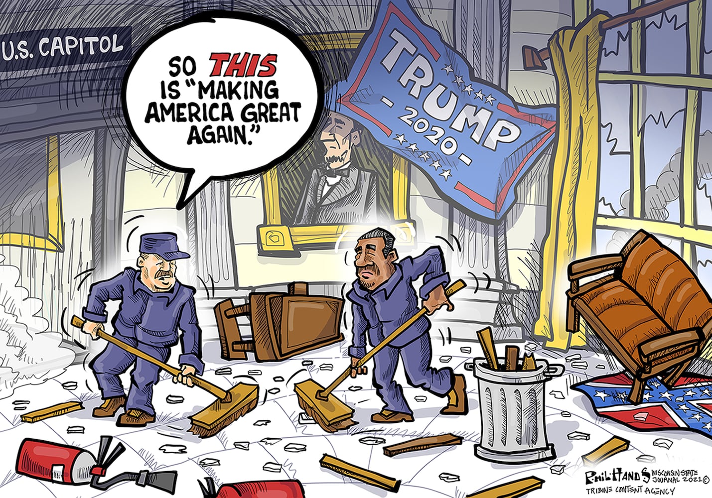 Week in cartoons: Georgia election, Capitol riots and more