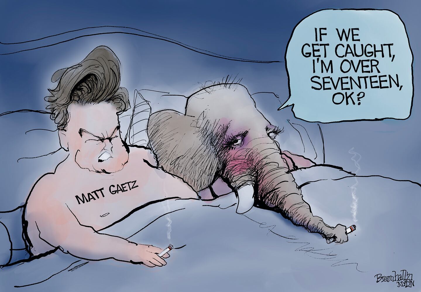 Week in cartoons:  MLB All-Star game, Matt Gaetz and more